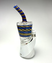 Load image into Gallery viewer, Full Rossicello Puffco Peak Top w/Grateful Blue and Orange