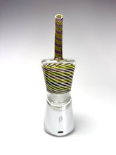 Load image into Gallery viewer, Full Rossicello Puffco Peak Top w/Purple and Yellow