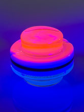 Load image into Gallery viewer, Collector Series Turbo Top (Black & White w/ Blue and Pink UV)