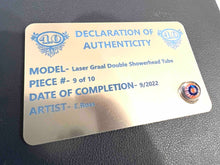 Load image into Gallery viewer, Laser Graal Double Showerhead Tube